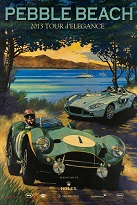 2013 Pebble Beach Tour d' Elegance Poster